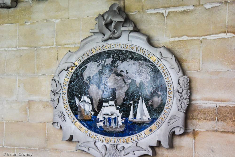 Captain James Cook plaque