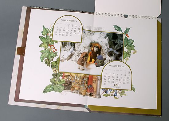 "Wind in the Willows" calendar, 1984: November/December
