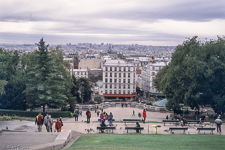 View over Paris from Sacre Coeur
