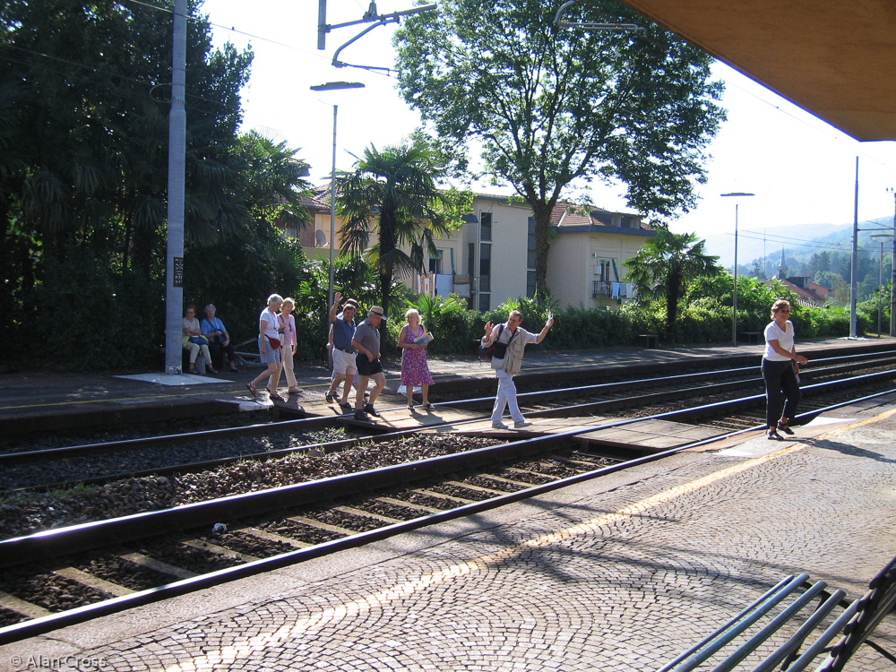 Baveno, en route for Domodossola by train