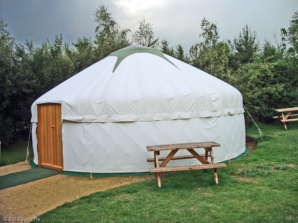 A Yurt in which school children are taught about the WWT Centre if the weather is inclement - like later this afternoon!
