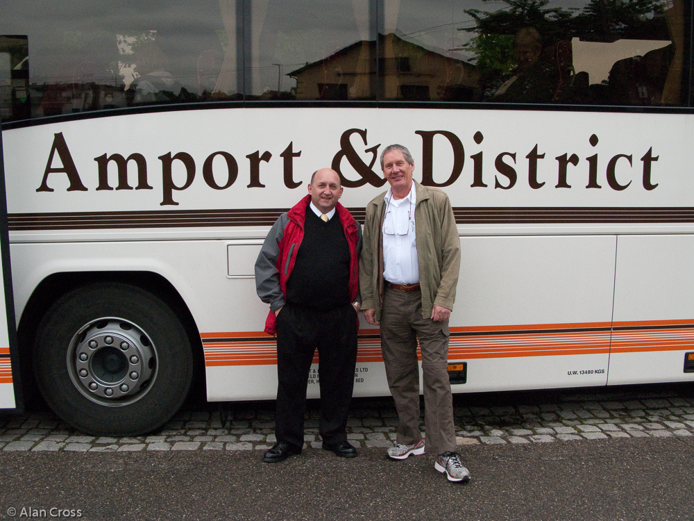 Obernai - driver Duggie with Organiser Alan
