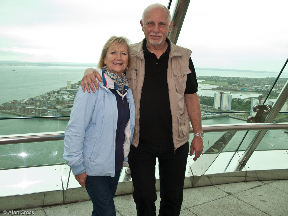 Portsmouth: in the Spinnaker Tower