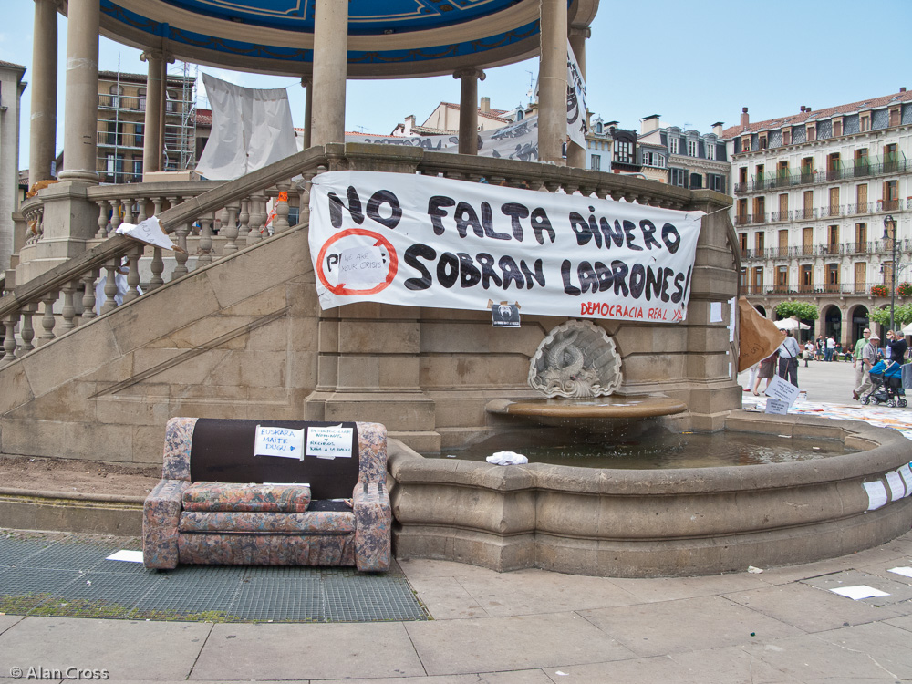 Pamplona - political free speech!