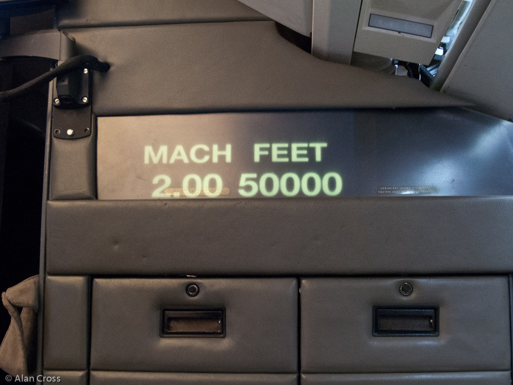 Concorde Mach meter