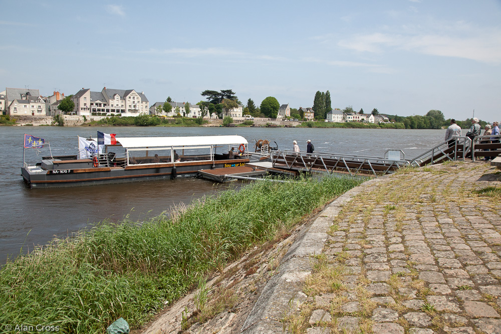 Boat trip on the Loire at Saumur