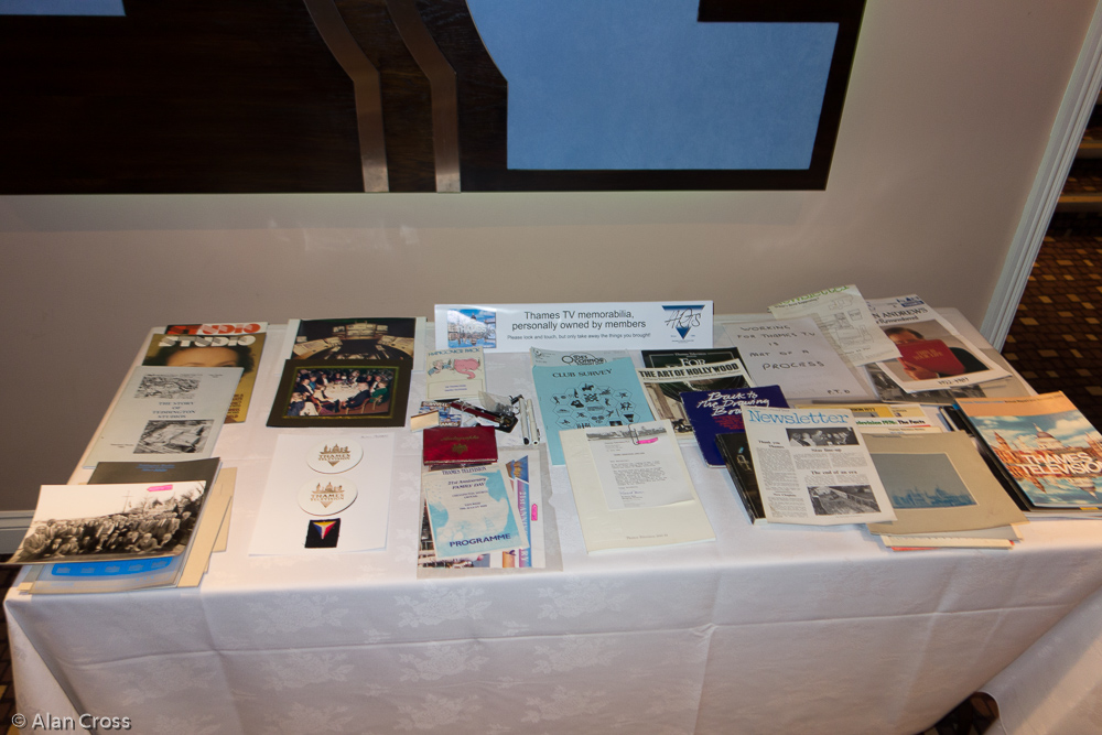In the bar: items of memorabilia brought in by those members who braved the heavy snow