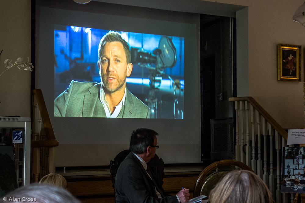 CTBF promotional film with Daniel Craig, in the Library/Cinema of the Gleblands house