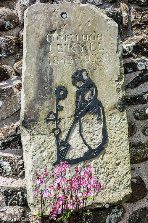 Plaque to Gertrude Jekyll in the Garden