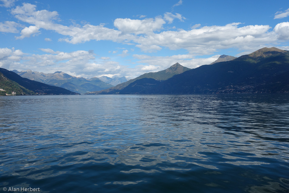 View down the lake towards Como
