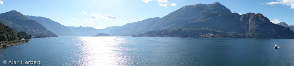 Panoramic of Lake Como