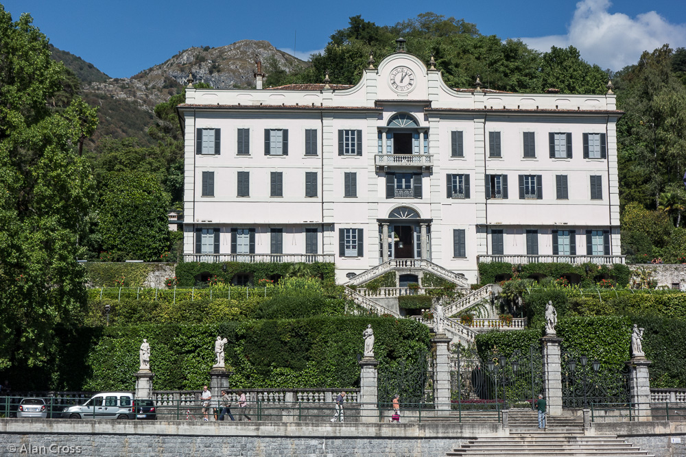 The famous Villa Carlotta, between Tremezzo and Cadenabbia
