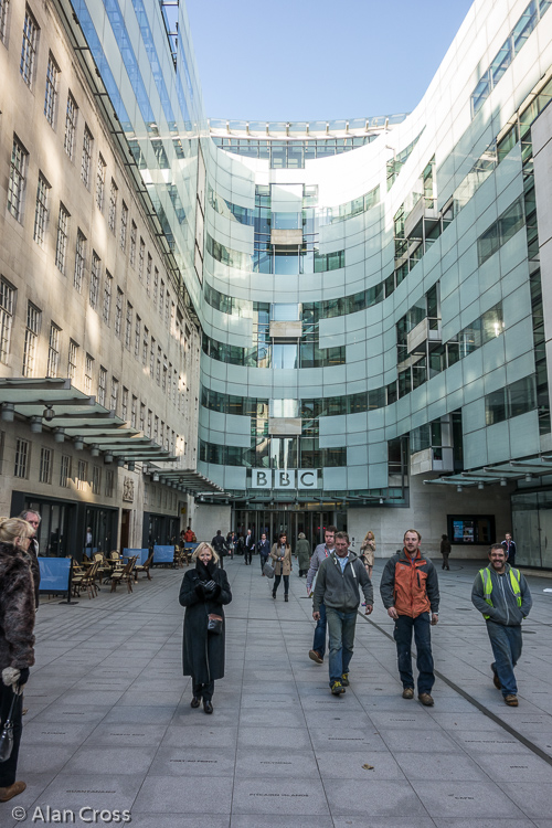 The new BBC building