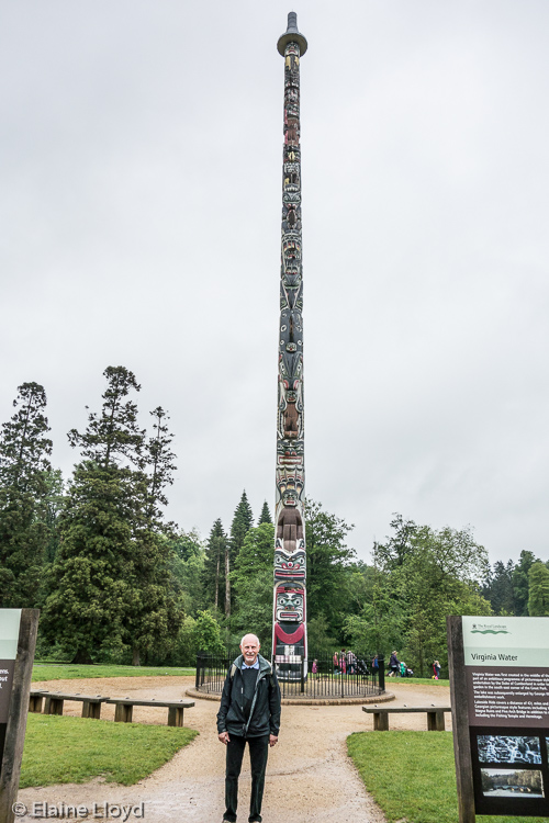AlanC at the Totem Pole - to prove he did the Full Monty