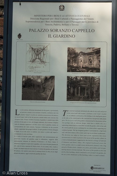 Venice, Palazzo Soranzo Capello Il Giardino - works by surrealist sculptor Roberto Sebastian Matta