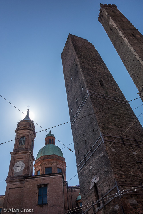 Bologna: town centre, with the 'twin towers'