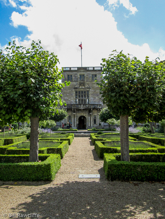 Looking east through the parterre