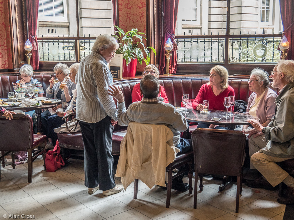 Lunch at the Café Royal in Edinburgh