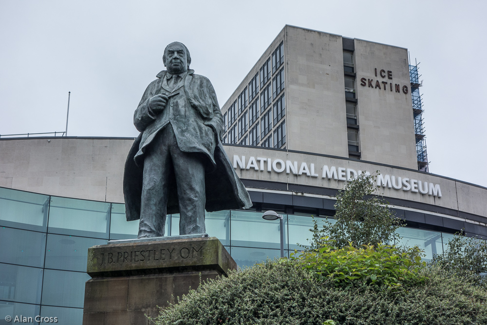 "J B Priestley OM" welcoming all to the National Media Museum