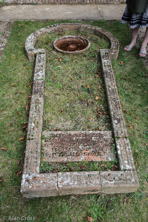 Watts Chapel - simple grave for G F Watts (died 1904)