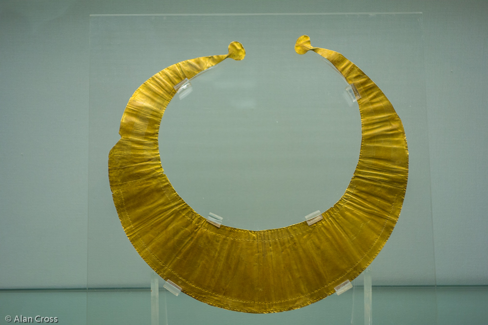 In the Vault: The Gold Lunula, found on the Irish Estate, c2000-1500BC