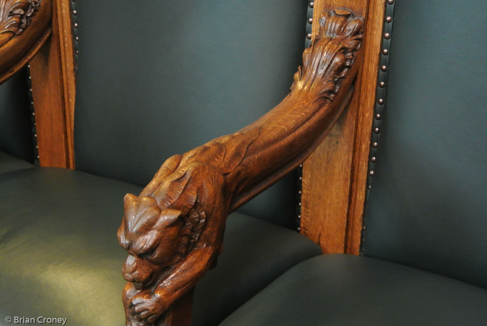 Supreme Court No 1 - Chair Arm carving