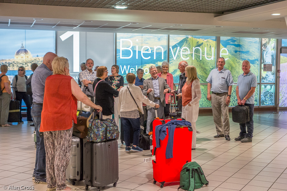 Arrival at Lyon–Saint Exupéry Airport