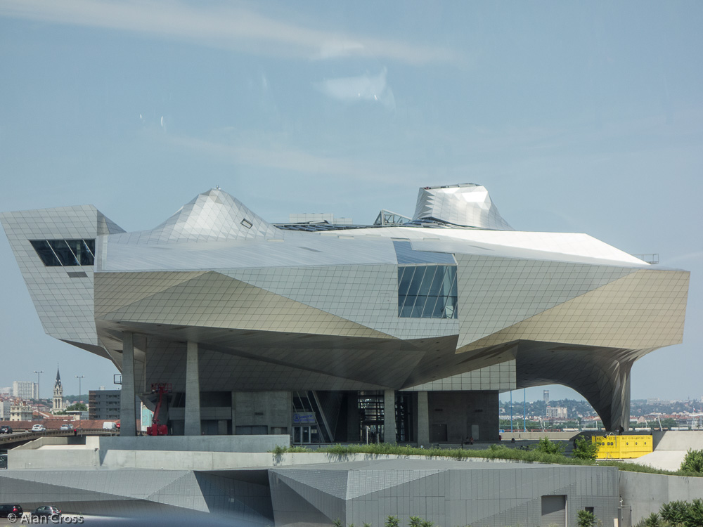 The Musee des Confluences science centre and anthropology museum on the banks of the Rhone in Lyon