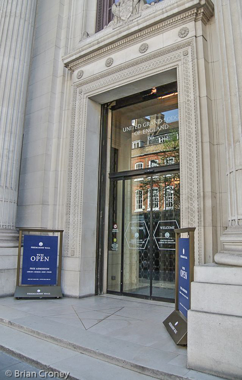 Entrance to United Grand Lodge of England