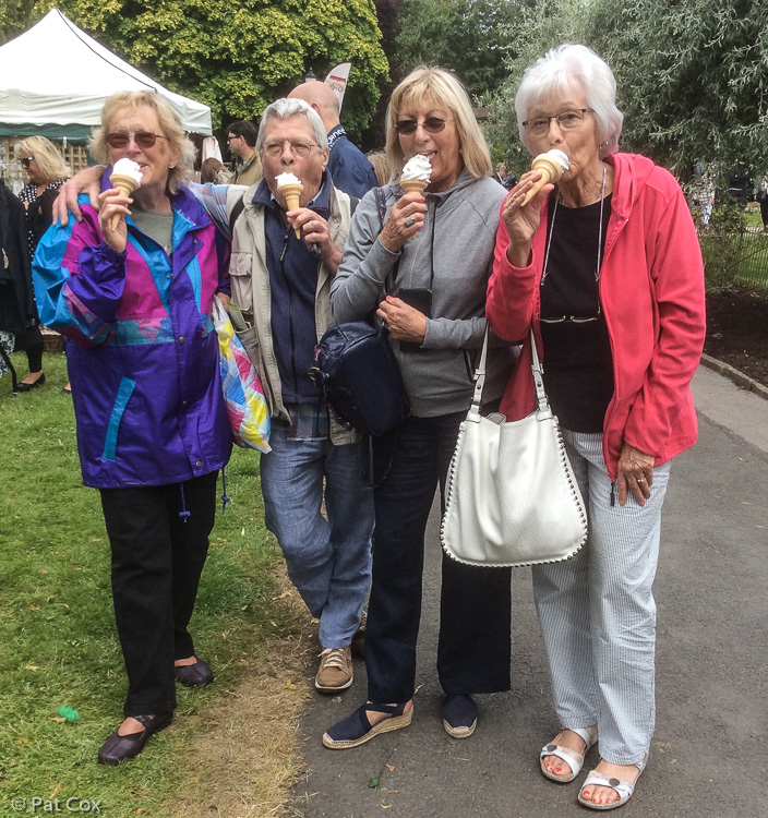 Ice creams at the Forties Celebration in Harrogate