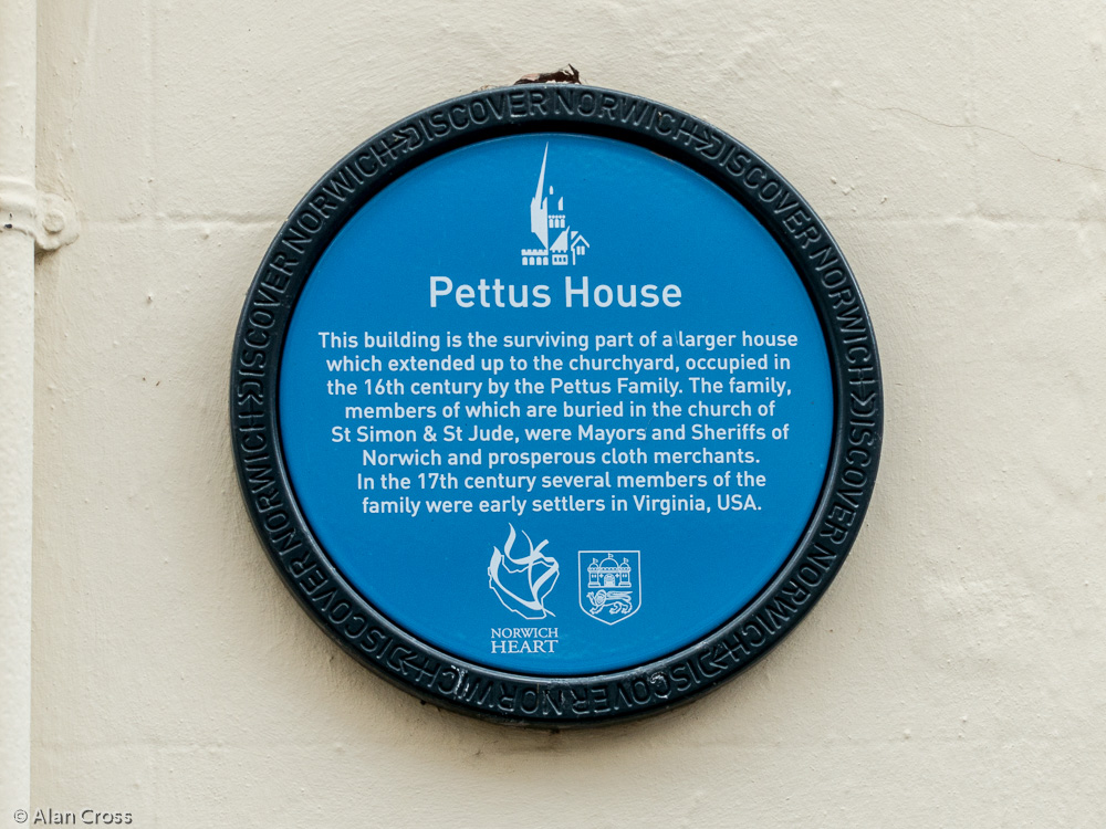Plaque for Pettus House, Elm Hill