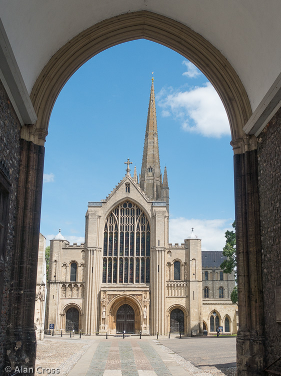 The Cathedral viewed through the Erpingham Gate