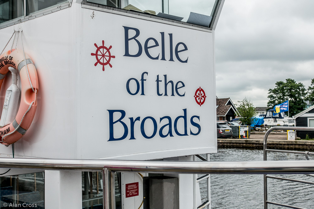 Boarding the 'Belle of the Broads' for a 90-minute cruise