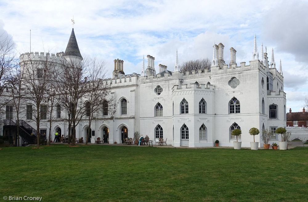 Strawberry Hill House from the gardens