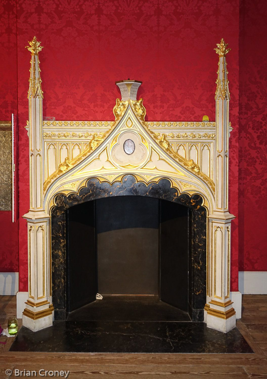 The Great North Bedchamber fireplace