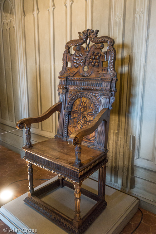 Chair in entrance hall
