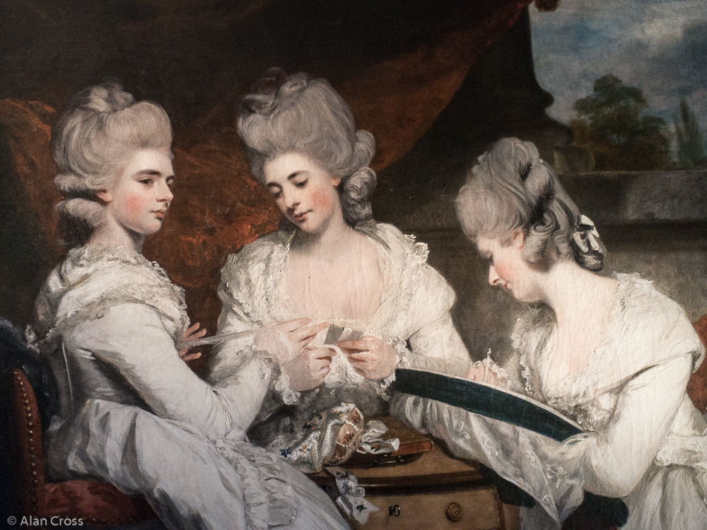 Portraits of the Ladies Laura, Maria, and Horatia Waldegrave, in the Refectory (Great Parlour).