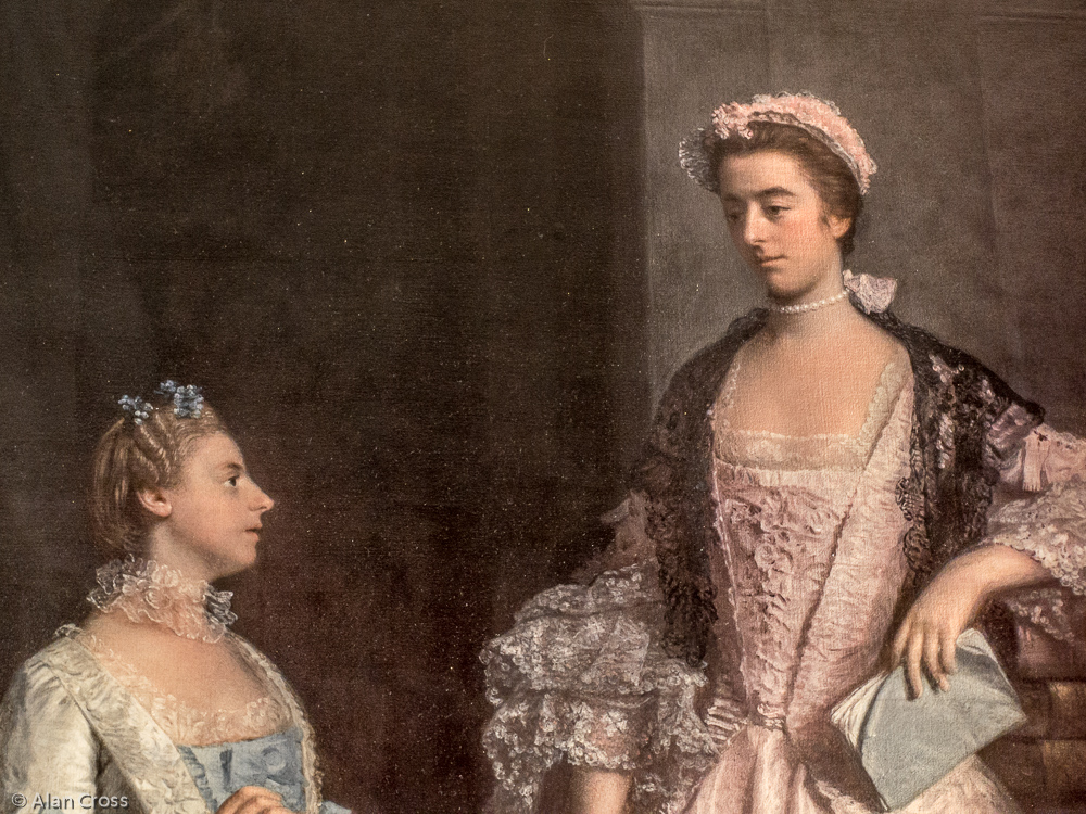 Painting: Charlotte, Countess of Dysart, and Lady Laura Keppel