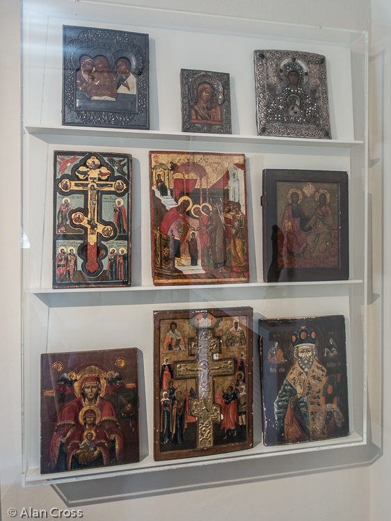 Some of Sir Richard Hare's collection of Russian religious icons