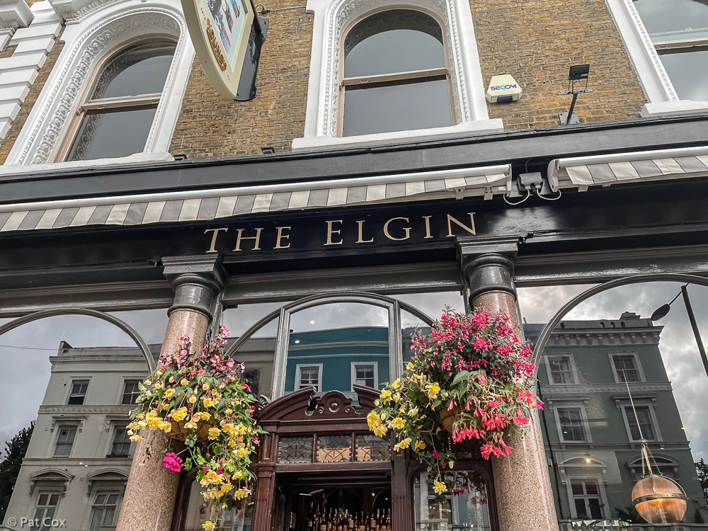 To The Elgin for lunch afterwards