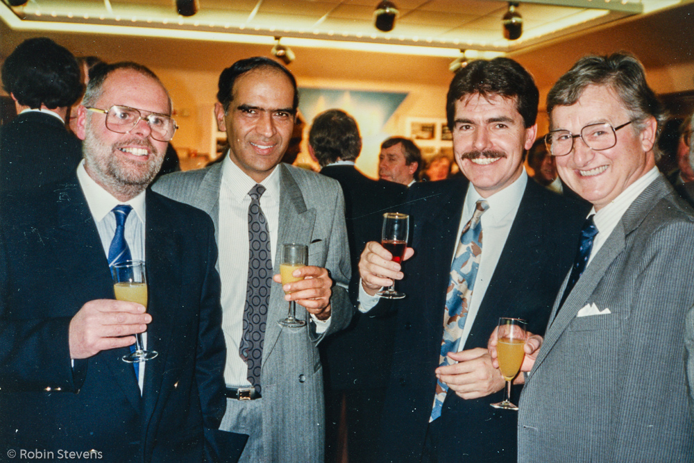 L-R: Alan Ashenden, Naresh Kaushal, Martin Connelly, Terry Chester