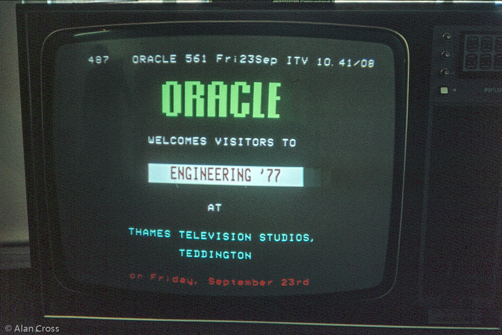 Showing the rest of the company what we did in Engineering, promoted via our own on-air teletext page.