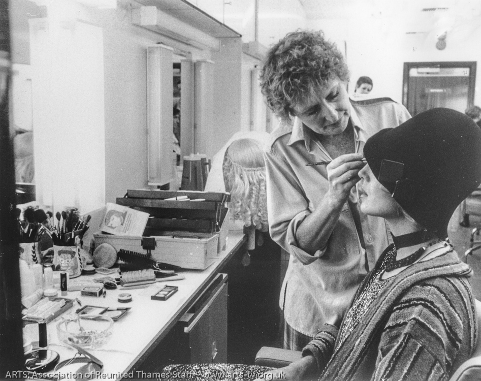 Launa Bradish in Make-up for colour, 1968