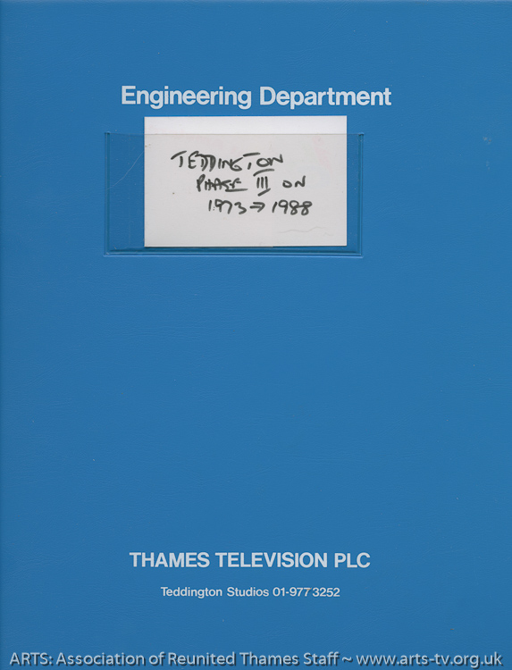 Teddington phase III on 1973-1988