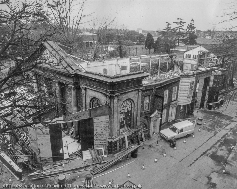 Demolition of old Mill, 1975