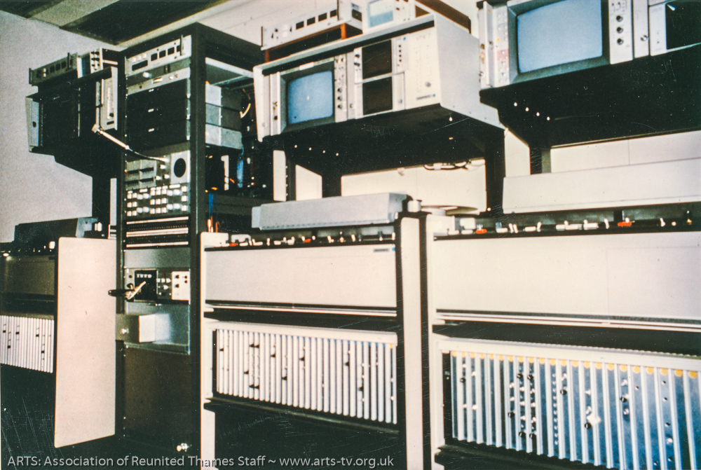 First Timecode Edit Suite machine room, 1975